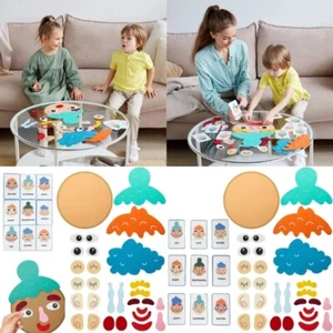 Face Changing Sorting Toy Teaching Puzzle Toddler Game New Year Gift - Picture 1 of 9