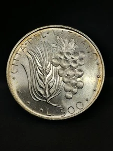 500 LIRE SILBER 1975 VATIKAN / SILBER - Bild 1 von 3