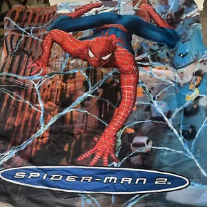 Marvel Vintage Spiderman 2004 Double Doona Duvet Cover With Pillow Case - Picture 1 of 4