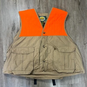 Cabela's Men's Hunting Vest Blaze Orange XL Shooting Fishing Hi Vis - Picture 1 of 9