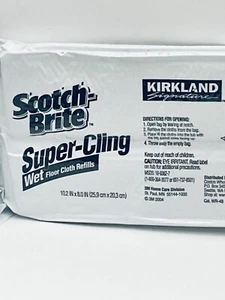 SCOTCH BRITE SUPER-KLAMMERNDE NASSE BODENTUCH-NACHFÜLLPACKUNGEN FÜR SWIFFER & GRAB-IT KEHRER - Bild 1 von 7