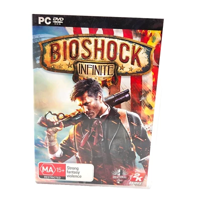 Bioshock Infinite PC DVD ROM 2K Irrational Games 3 DISCS VGC Free Postage - Image 1 of 3