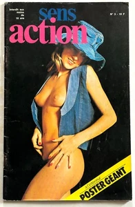 Sens Action No.3 French Pinup Digest 1975 - Picture 1 of 5