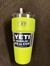 Yeti Rambler 26 Oz Stackable Cup With Straw Lid Chartreuse