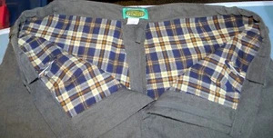 HABAND'S "Fit Forever" men's cotton flannel lined dress pants, sz. 38X26.5 - Picture 1 of 8