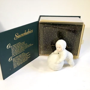 Vintage Dept 56 Snowbabies I'm Making Snowballs Item 7962-6 In Original Box 1988 - Picture 1 of 10