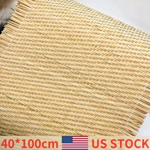 40*100 cm Tejido de Sarga Ratán Bastón Correas Hágalo Usted Mismo Reparación Silla Muebles Material EE. UU. - Imagen 1 de 2