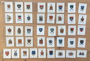 Collection Job Lot 41 x 1930s Large cards WD & HO Wills Arms of Public Schools  - Picture 1 of 20