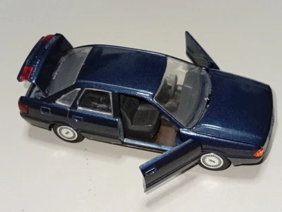 Schabak Modell Audi 80 Quattro Blu Metallizzata, Modello Numerato, Scala 1:43 - Immagine 1 di 4