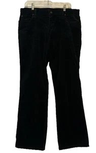 Polo Ralph Lauren Sport Pants Women 12 Black Corduroy Chino Casual - Picture 1 of 5