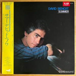DAVID BENOIT Summer JAPAN ORIG PROMO LP W/OBI 1986 ELECTRIC BYRD K28P-6420 - Picture 1 of 6