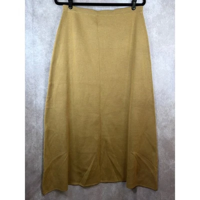 Maxi falda tejida de mezcla de lana merino tostada DIALOG de colección nueva sin etiquetas para mujer grande Foto 1 de 3