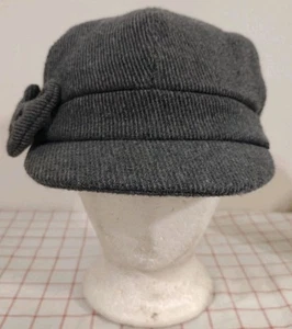 Army Cadet Cap Hat Gray Womens Stretch Bow RN# 54976 - Picture 1 of 6