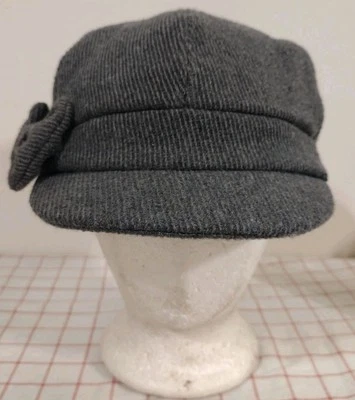 Chapéu boné cadete exército cinza feminino arco elástico RN# 54976 - Imagem 1 de 4