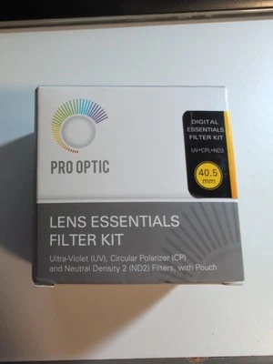 ProOptic 40.5mm Digital Essentials Filter Kit Ultraviolet Circular Polarized ND2 - Image 1 of 2