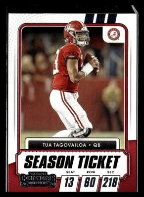 2021 Panini Contenders Draft Picks #25 Tua Tagovailoa Alabama - Image 1 of 2