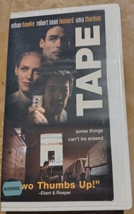 TAPE 2001 VHS Ethan Hawke Uma Thurman Richard Linklater Robert Sean Leonard - Picture 1 of 5