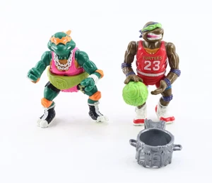 Slam Dunkin' Don Complete & Shell Slammin' Mike Teenage Mutant Ninja Turtle 1991 - Bild 1 von 12