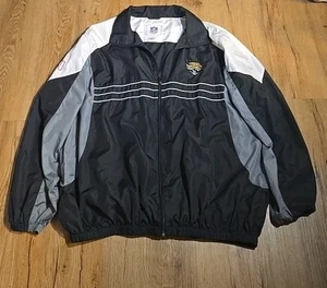Jacksonville Jaguars Chaqueta Cortavientos NFL De Colección Gris Negro Blanco Talla XXL  - Imagen 1 de 5