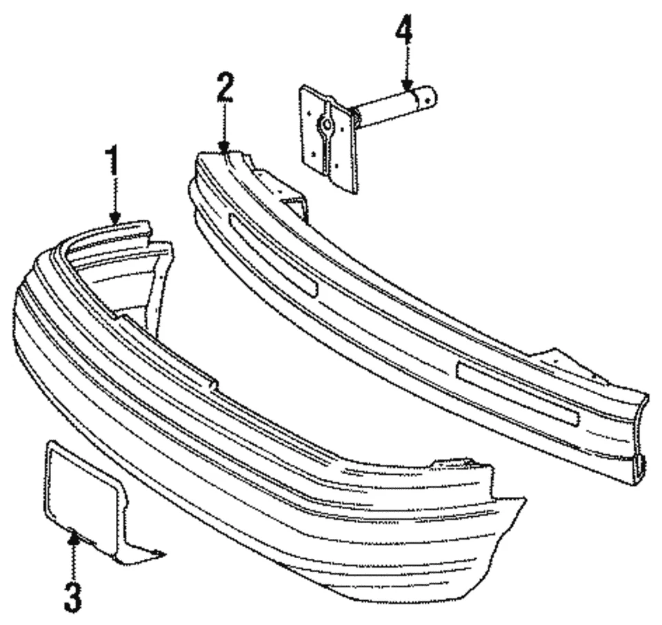Ford Reforço genuíno F3AZ-17757-A - Imagem 1 de 1