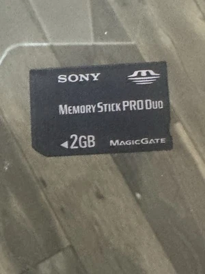 Sony 2GB  Mark2 Memory Stick Pro Duo Magic Gate Memory card - Image 1 of 2