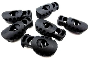 Drawstring Slide Lock Spring Loaded Fits 1/4", 7mm Cord, Durable Free Shipping! - Picture 1 of 12