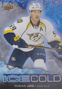 ROMAN JOSI 2017-18 17-18 UPPER DECK OVERTIME ICE COLD #IC-12 NASHVILLE - Picture 1 of 1