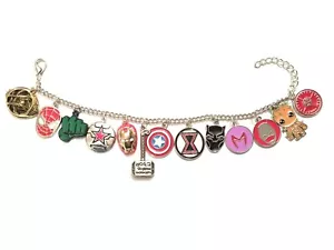 Avengers Bracciale Infinity War Agamotto Groot Iron Man Cap Metallo Nichel Free - Bild 1 von 1