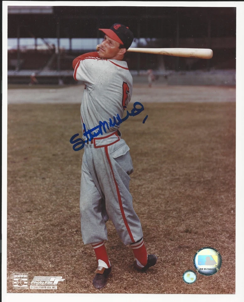 Stan Musial St. Louis Cardinals Signed Auto 8x10 Photo Autograph  - Image 1 of 1