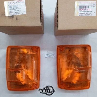 Conjunto de señal de giro de luz de esquina Isuzu Trooper 1987-1991 1 par L/R NUEVO OEM Foto 1 de 4