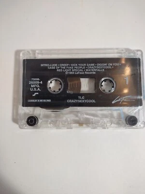 TLC CrazySexyCool Cassette 1994 LaFace Records Tape Only No Cover Tested Works  - Imagem 1 de 4
