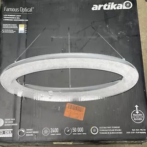 Artika Famous Optica 1 Light Chrome Modern LED Pendant Light 1009230842 - Picture 1 of 4