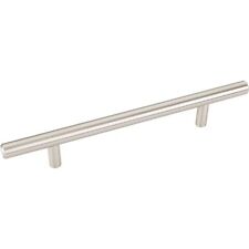 One 8-1/16" Stainless Steel Kitchen Cabinet Drawer Pull Bar Pulls Hardware