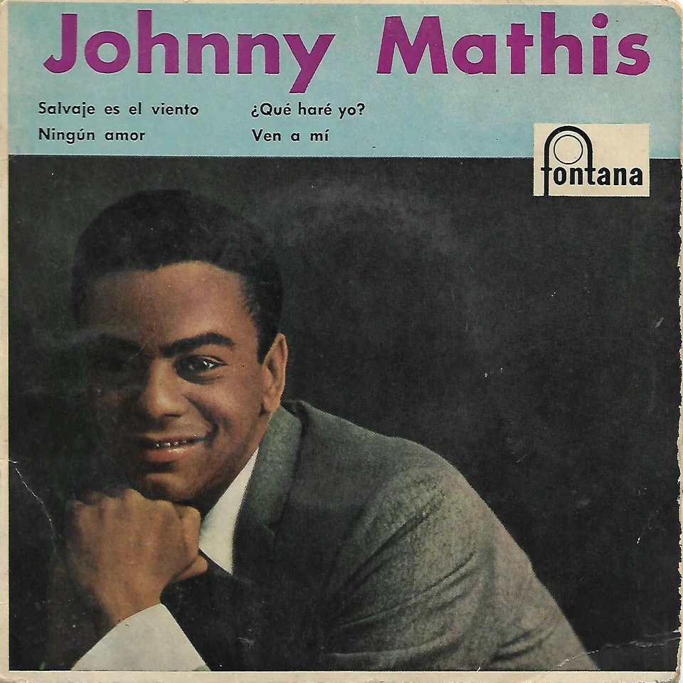 JOHNNY MATHIS EP Spain 1958 Wild is the wind +3 - Image 1 of 1