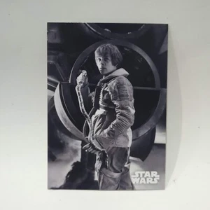 2019 Star Wars Black White Empire Strikes Back #86 Luke's Dark Feeling Card - Picture 1 of 2
