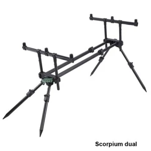 ROD POD 3C CARPFISHING PROWESS SCORPIUM DUAL IN ALLUMINIO COMPATTO CON ASTUCCIO - Foto 1 di 2