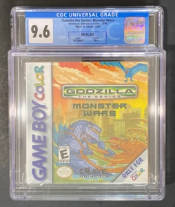 9.6 A++ SEALED Godzilla Series Monster Wars CGC Nintendo Game Boy Color, 2000 - Bild 1 von 4