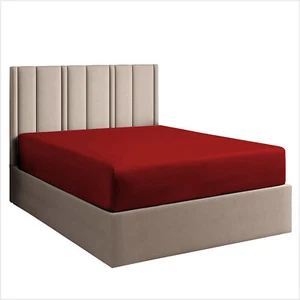 100% Cotton 1000 Thread Count Solid Modern Fitted(Bottom) Sheet Only - Picture 1 of 79