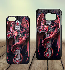 Skull Welsh Dragon Cross Gothic Punk Devil Hard Phone Case Cover