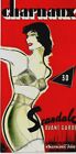 Original vintage poster CHARNAUX SEXY FRENCH LINGERIE c.1960 