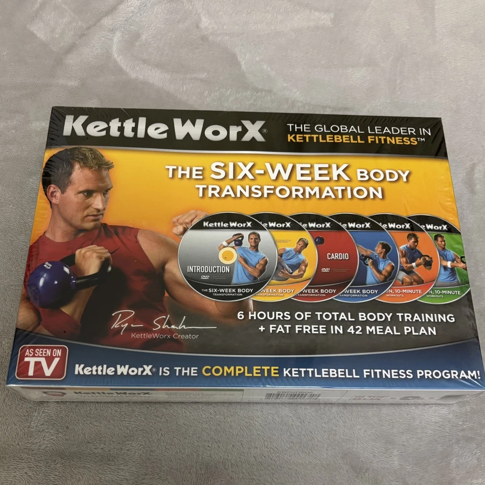 KettleWorx Kettle Worx 6 Week Body Transformation DVD Set