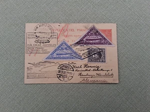 Zeppelinpost, Graf Zeppelin LZ 127, 1. Südamerikafahrt 1932, Si. 141, TOP! - Bild 1 von 2