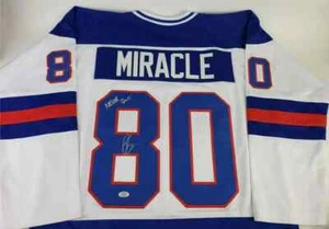 Robert O’Neill Signed 1980 Team USA ‘Miracle’ Hockey Jersey "Never Quit" (PSA) - Picture 1 of 8
