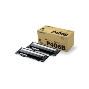 Original Samsung P406B Black Toner Cartridge Twin Pack (CLT-P406B/ELS) - Picture 1 of 1