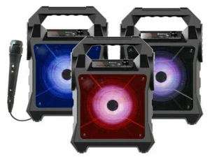 6" Bluetooth 1200 Watt FM Radio Karaoke Multimedia SpeakerJet - 6 kostenloses Mikrofon - Bild 1 von 5
