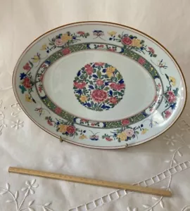 PUIFORCAT & RAYNAUD LIMOGES Plat en Porcelaine Céladon / Fung-Hai Chine XVIII - Imagen 1 de 12