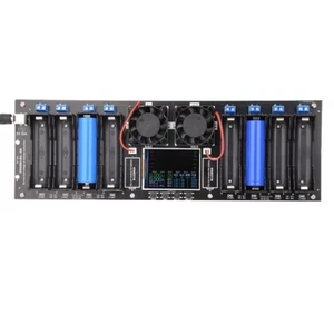 18650 Ladegerät Kapazitätstester Lader – 8 Port Tester, inkl.  DC5V 10A Netzteil - Bild 1 von 10