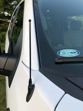 7" Black Stainless Antenna Mast Power Radio AM/FM for FORD F-150 2009-2023 New