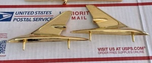 1960 60 Impala 24k gold plated Top Fender Ornaments - Picture 1 of 1