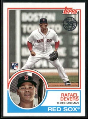 2018 Topps Update #83-47 Rafael Devers 1983 Topps - Image 1 of 2